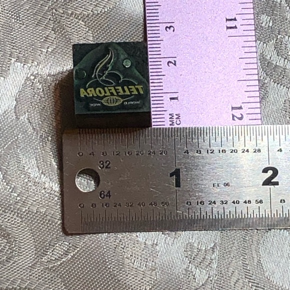 Antique Wooden Print Block Teleflora World Wide Flower Delivery Advertising - Picture 3 of 6